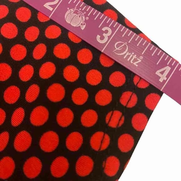 Liz Claiborne Faux Wrap Polka Dot Dress Size Small - Picture 10 of 11